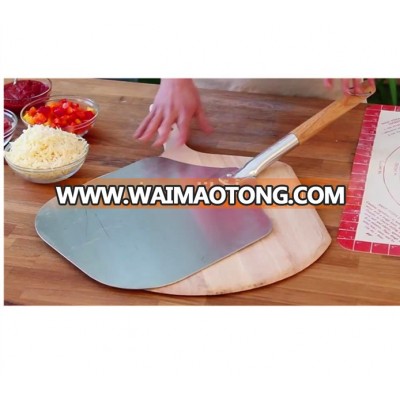 Customed handle pizza blade rectangle aluminium blade