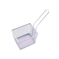 Hot Sell Stainless Steel Mini French Fry Baskets  Mesh basket Serving Food Presentation Dish