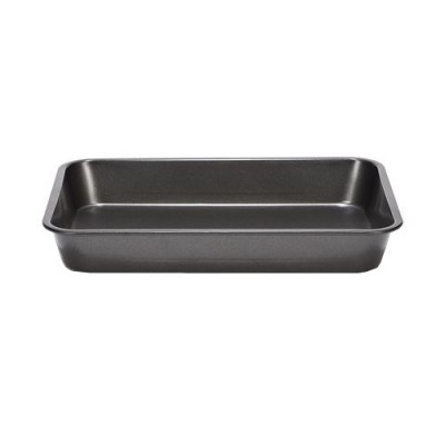 Cake or Bread Cookware Nonstick Oven Tray  Black Non Stick Aluminium Or Carbon Steel Baking Tray