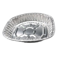 Disposable Aluminum Foil Oval Tray Aluminum Foil Baking Roaster Pan